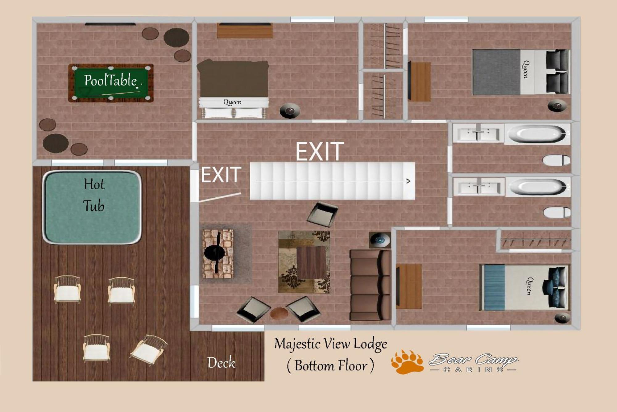 Majestic View Lodge, Amazing Views, Hot Tub, 1089 Free Tickets Each Paid Day, Dollywood And More Гетлинбург Екстериор снимка